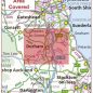 Postcode City Sector Map - Durham - Coverage