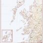 Postcode District Map 2 - West Scotland & the Western Isles - Colour - Overview