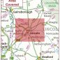 Postcode City Sector Map - Lincoln - Coverage