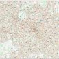 Postcode City Sector Map - Birmingham - Colour - Overview