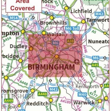 Postcode City Sector Map - Birmingham - Coverage