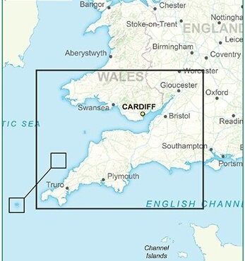 Road Map 7 - South West England and South Wales - Colour - Coverage