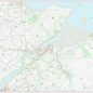 Postcode City Sector Map - Bangor - Colour - Overview