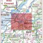 Postcode City Sector Map - Bristol - Coverage