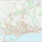 Postcode City Sector Map - Bournemouth - Colour - Overview