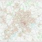 Postcode City Sector Map - Nottingham - Colour - Overview