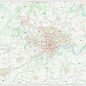 Postcode City Sector Map - Norwich - Colour - Overview