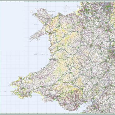 Road Map 6 - Wales and West Midlands - Colour - Overview