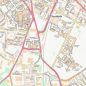 City Street Map - Central Leicester - Colour - Detail