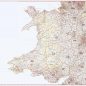 Postcode District Map 6 - Wales & West Midlands - Colour - Overview