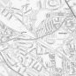 City Street Map - Leeds - Greyscale - Detail