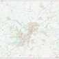 Postcode City Sector Map - Lincoln - Colour - Overview