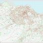 Postcode City Sector Map - Edinburgh - Colour - Overview
