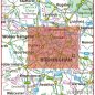 Postcode City Sector XL Map - Birmingham & Wolverhampton - Colour - Coverage