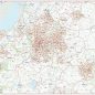 Postcode City Sector XL Map - Bristol & Bath - Overview
