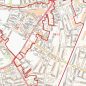 Postcode City Street Map - Central Cambridge - Colour - Detail