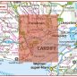 Postcode City Sector XL Map - Cardiff & Newport (Caerdydd & Casnewydd) - Colour - Coverage
