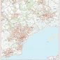 Postcode City Sector XL Map - Cardiff & Newport (Caerdydd & Casnewydd) - Colour - Overview