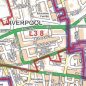 Postcode City Street Map - Central Liverpool - Colour - Detail