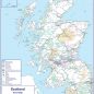 Compact Scotland Map - Travel Map - Overview