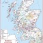 Compact Scotland Map - Postcode Area - Overview