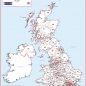 Compact UK Postcode Map - Overview