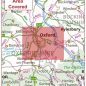 Postcode City Sector Map - Oxford - Coverage