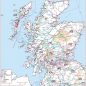 Postcode Area Map 2 - Scotland - Colour - Overview