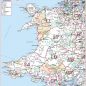 Postcode Area Map 5 - Wales - Colour - Overview