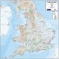Relief Map 6 - England & Wales - Colour - Overview