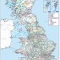 Travel Map 1 - Full UK - Colour - Overview