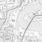 City Street Map - Central Southampton - Greyscale - Detail