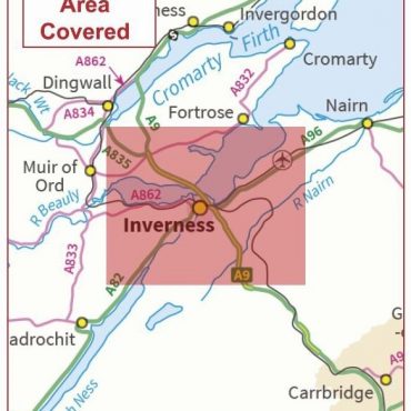 Postcode City Sector Map - Inverness - Coverage