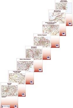 Full UK Postcode District Map Set - Folded Covers