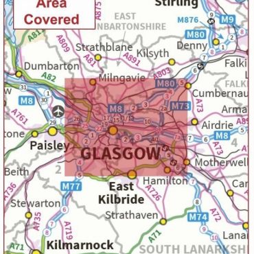 Postcode City Sector Map - Glasgow - Coverage