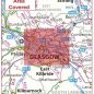Postcode City Sector Map - Glasgow - Coverage
