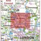 Postcode City Sector Map - St Albans - Coverage