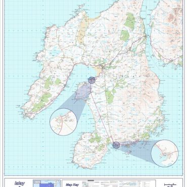 Isle of Islay with Insets - Overview