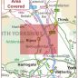 Postcode City Sector Map - Ripon - Coverage
