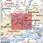 Postcode City Sector Map - Southampton - Coverage