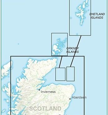 Postcode District Map 1 - North Scotland, Orkney and Shetland - Colour - Coverage