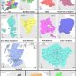 Regional UK Parliamentary Maps - Full Series 12 A0 Maps Overview