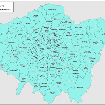 Regional UK Parliamentary Maps - London Overview
