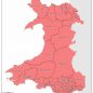 Regional UK Parliamentary Maps - Wales Overview