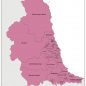 Regional UK Parliamentary Maps - North East of England Overview
