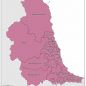 Regional UK Parliamentary Maps - North East of England Overview